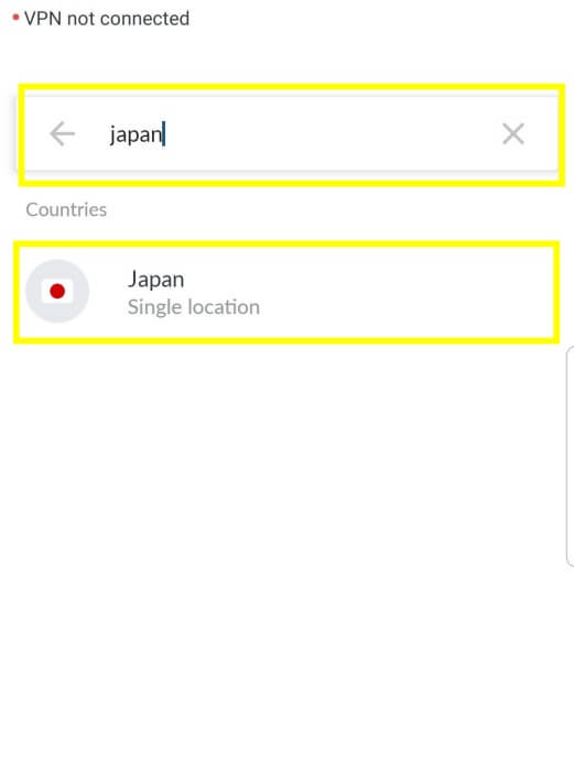 Japan VPN Search