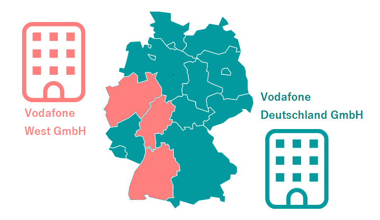 vodafoneケーブルネット回線提供会社地図