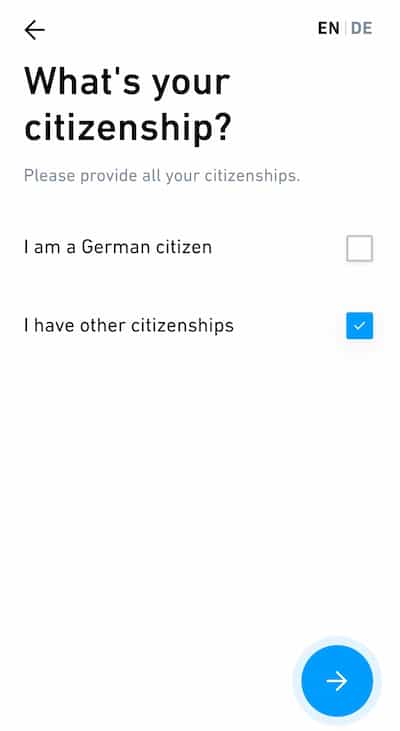 Non-German can also open an account.