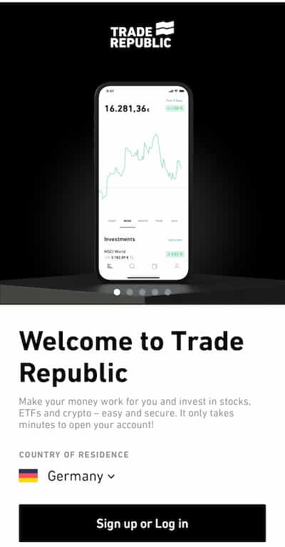 trade republic app login